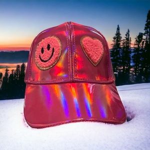 Holographic Baseball Cap Pink